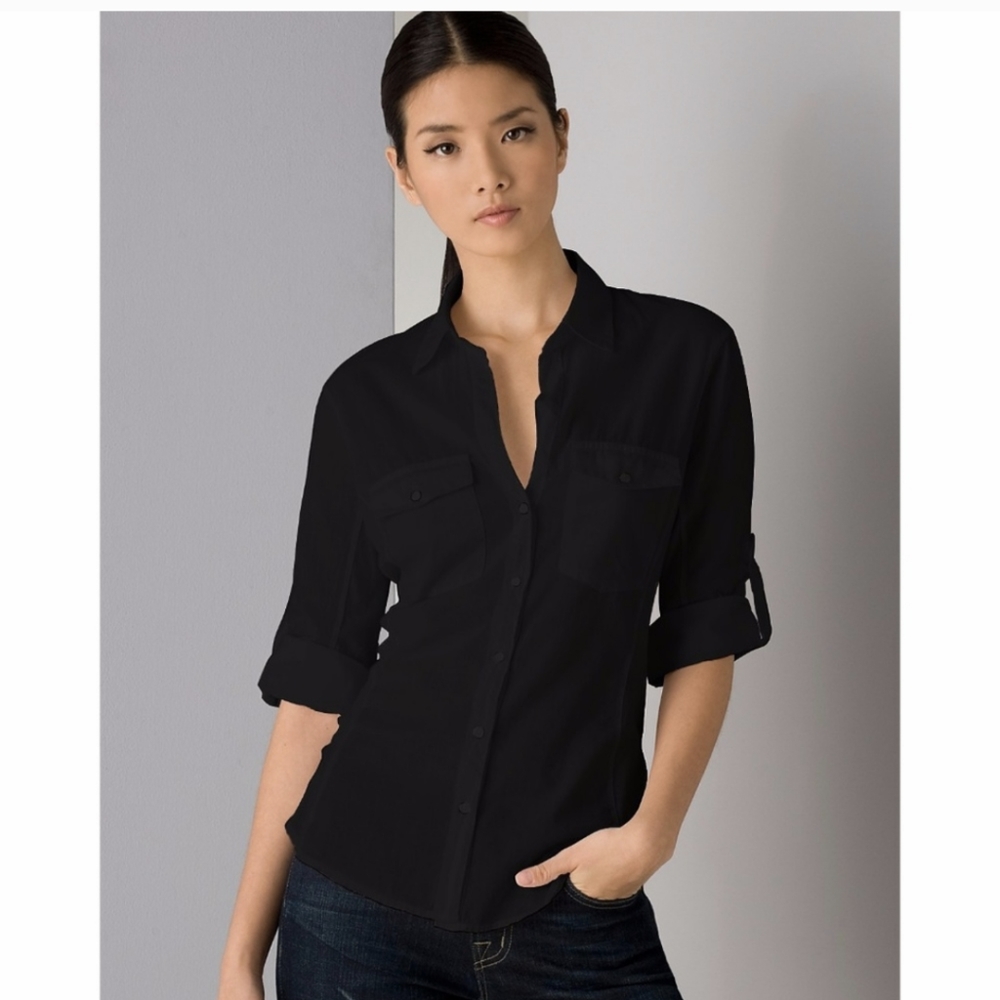 James Perse Soft Easy Button Down - image 3